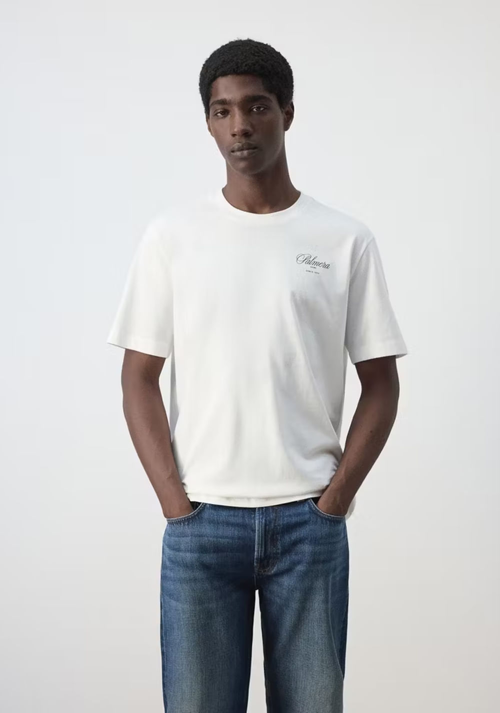 Camiseta 100% Algodón Estampada Mango Imagen Principal
