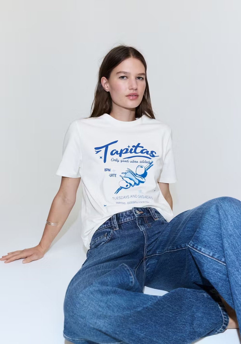 Camiseta Algodón Estampada Mango 4