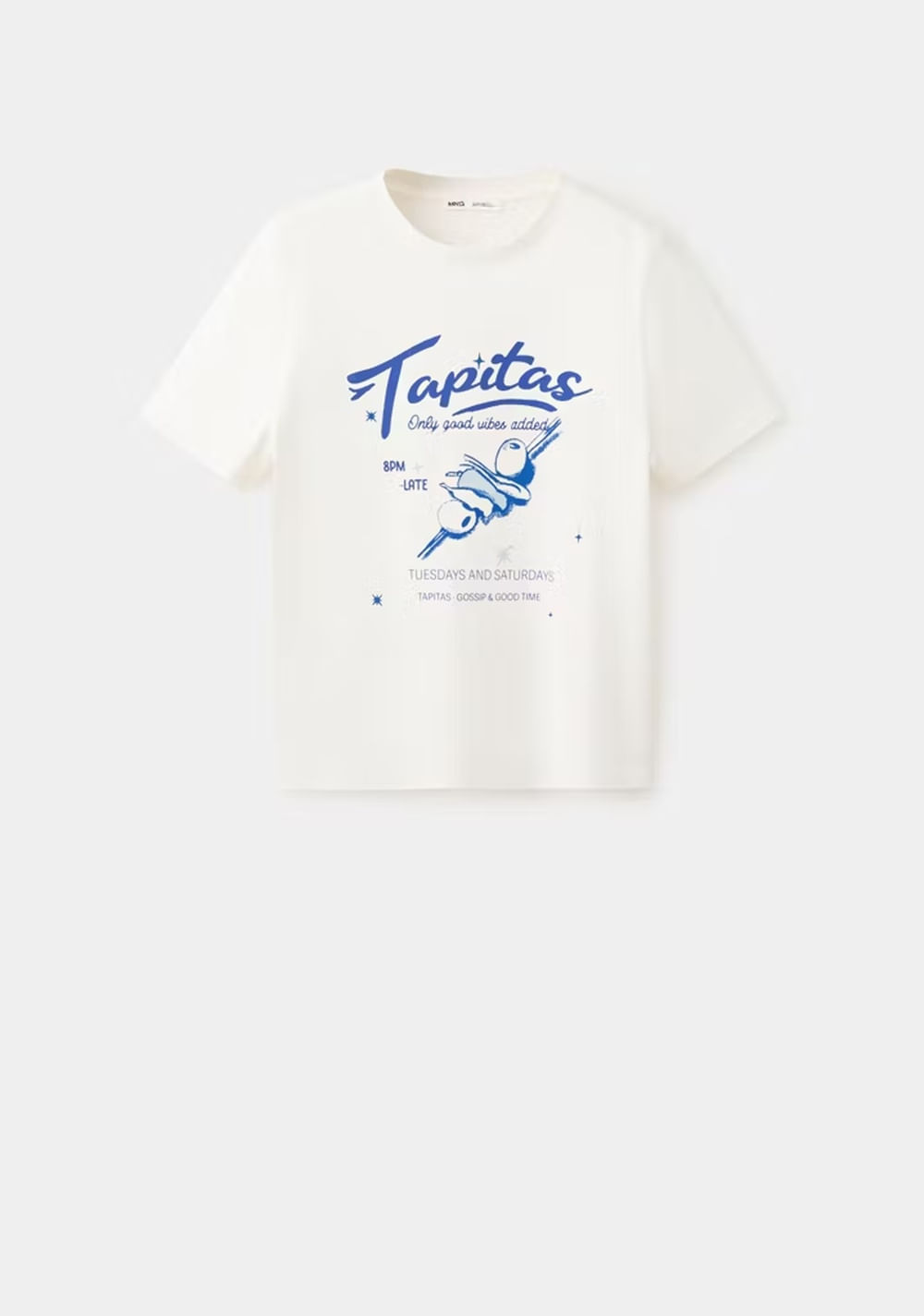 Camiseta Algodón Estampada Mango 7