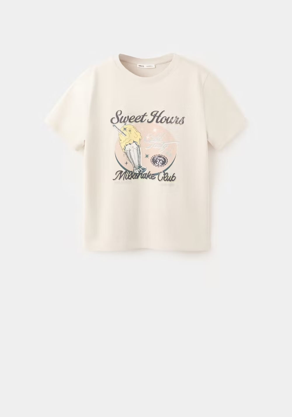 Camiseta Algodón Estampada Mango 7