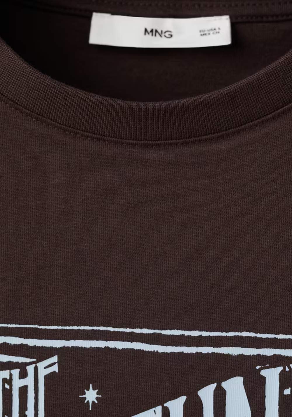 Camiseta Algodón Estampada Mango 5