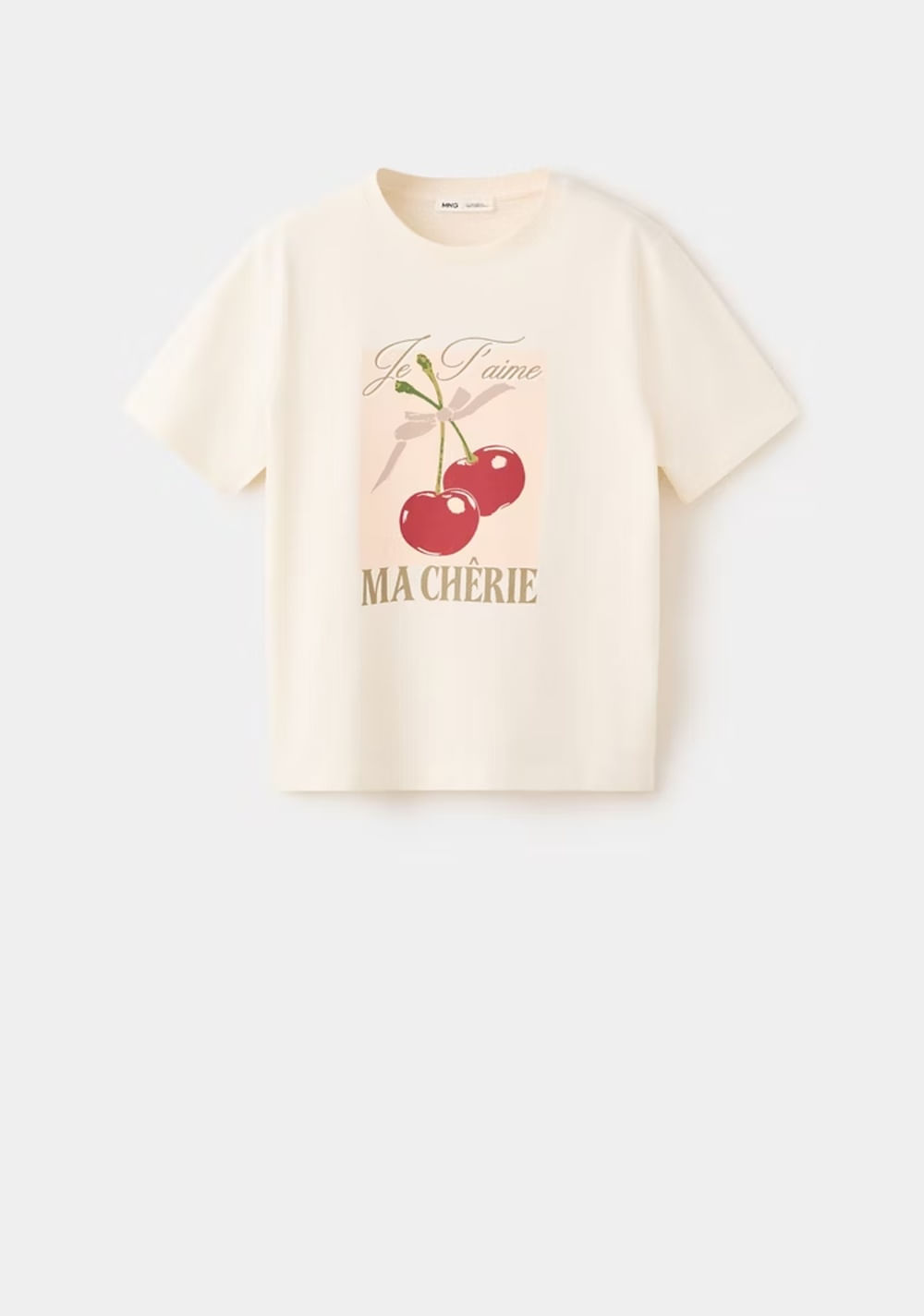 Camiseta Algodón Estampada Mango 7