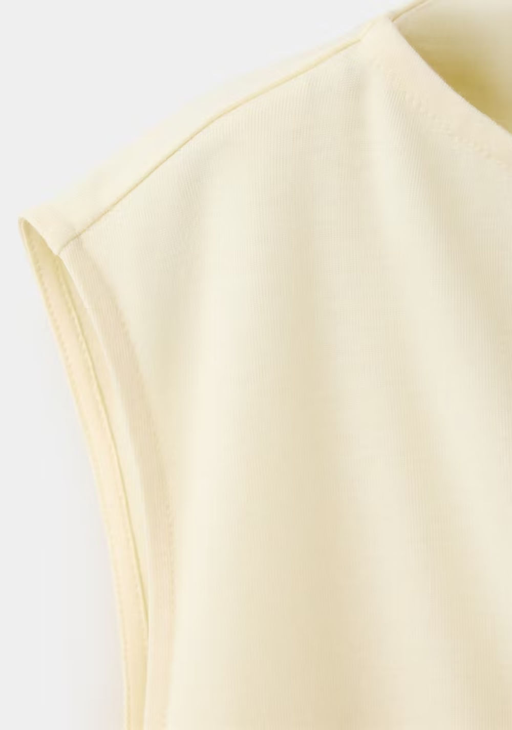 Camiseta Fruncidos Encaje Mango 7