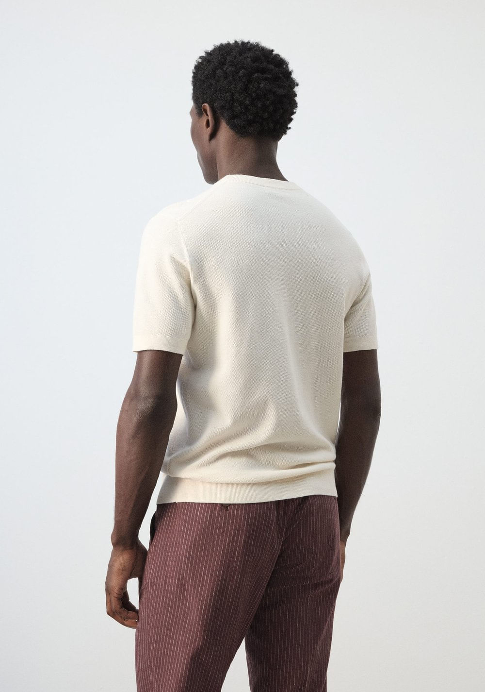 Camiseta Punto Fino Mango 3