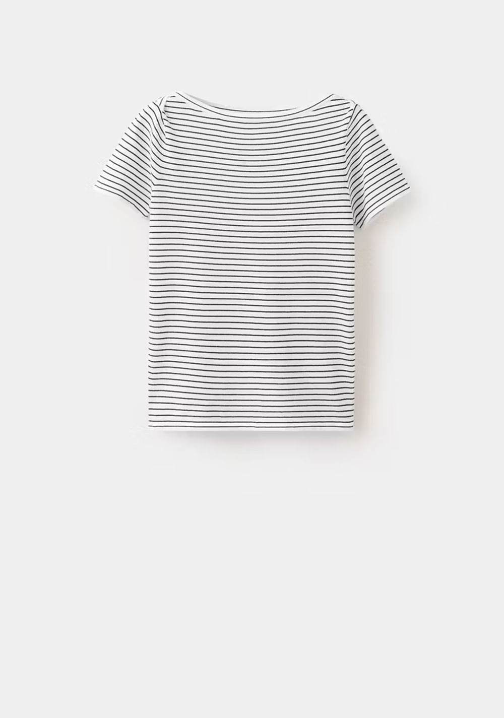 Camiseta Punto Fino Manga Corta Mango 7
