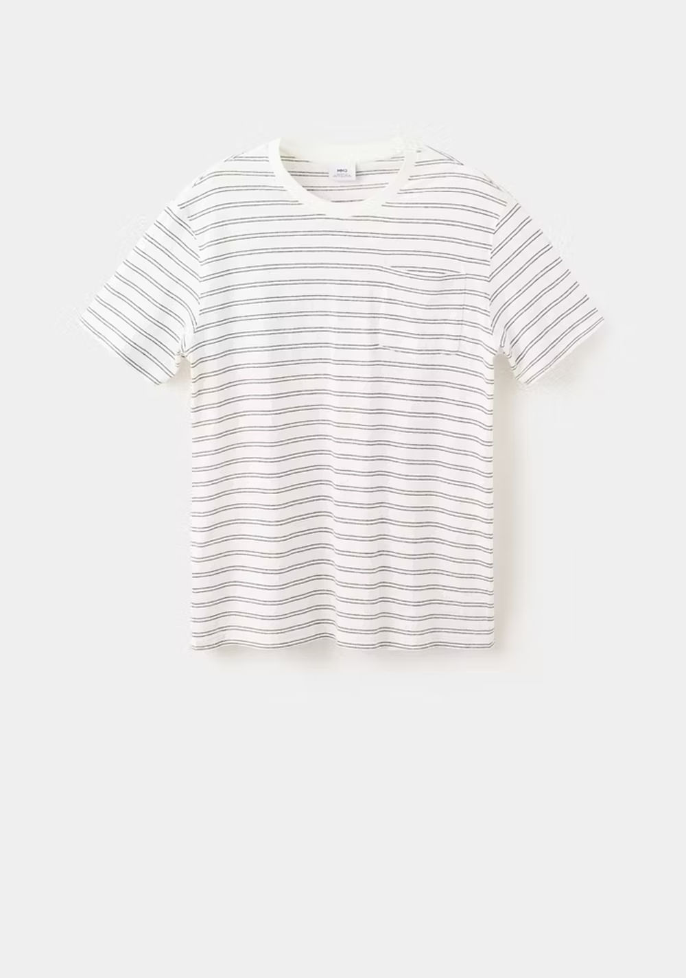 Camiseta Regular Fit Mezcla Algodón Lino Mango 8