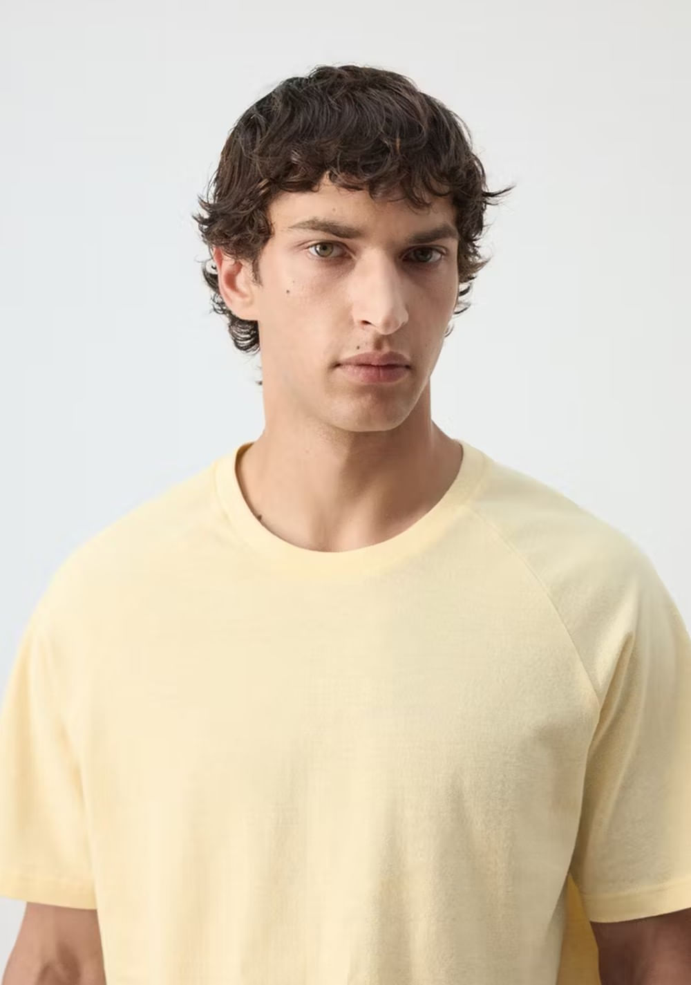 Camiseta Relaxed Fit Mezcla Algodón Lino Mango 4