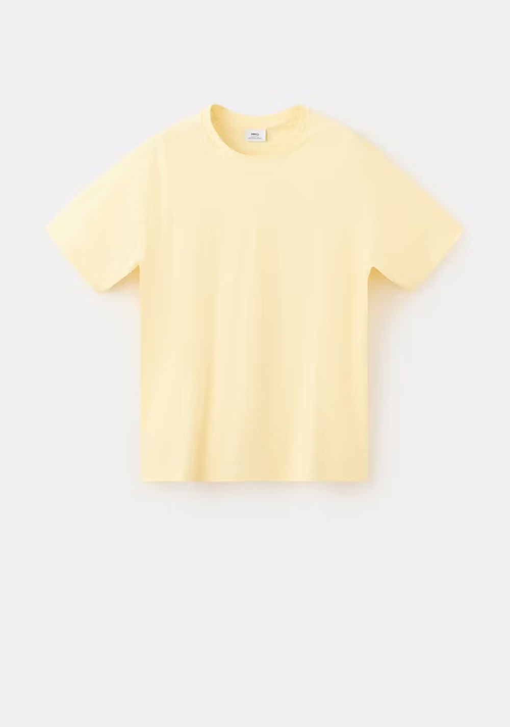 Camiseta Relaxed Fit Mezcla Algodón Lino Mango 8