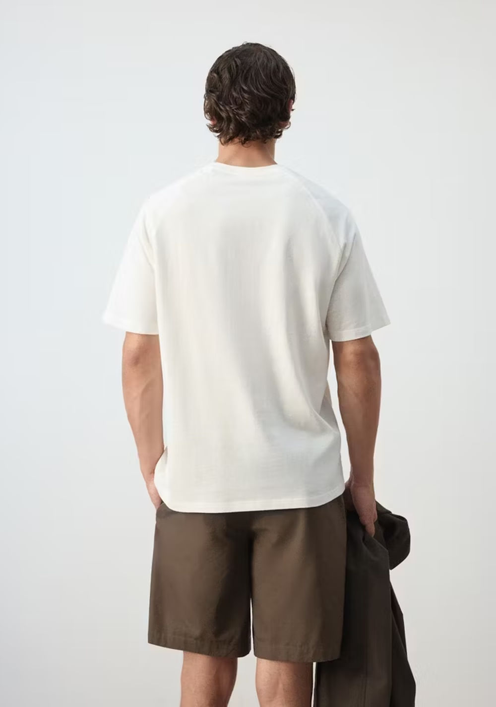 Camiseta Relaxed Fit Mezcla Algodón Lino Mango 3