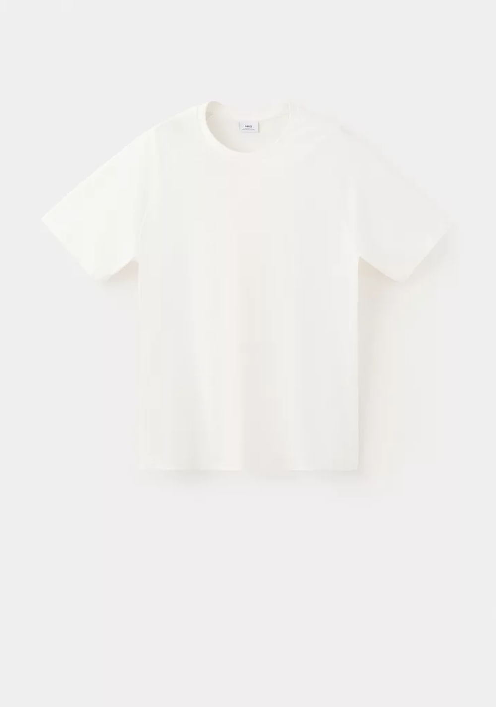 Camiseta Relaxed Fit Mezcla Algodón Lino Mango 8