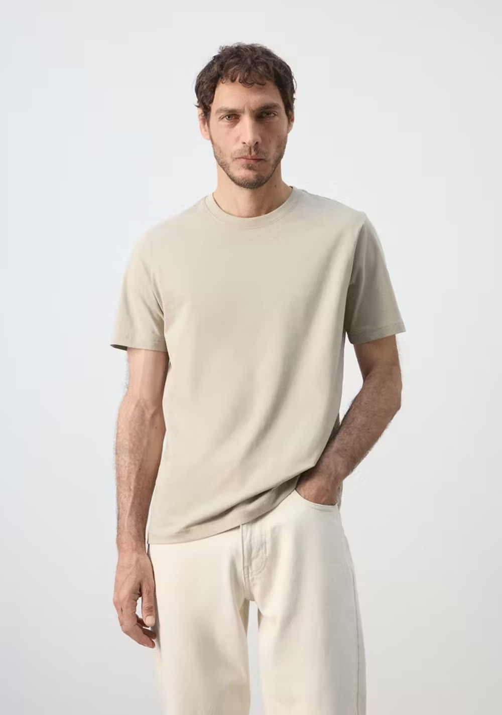 Camiseta Slim Fit 180gsm Mango Imagen Principal