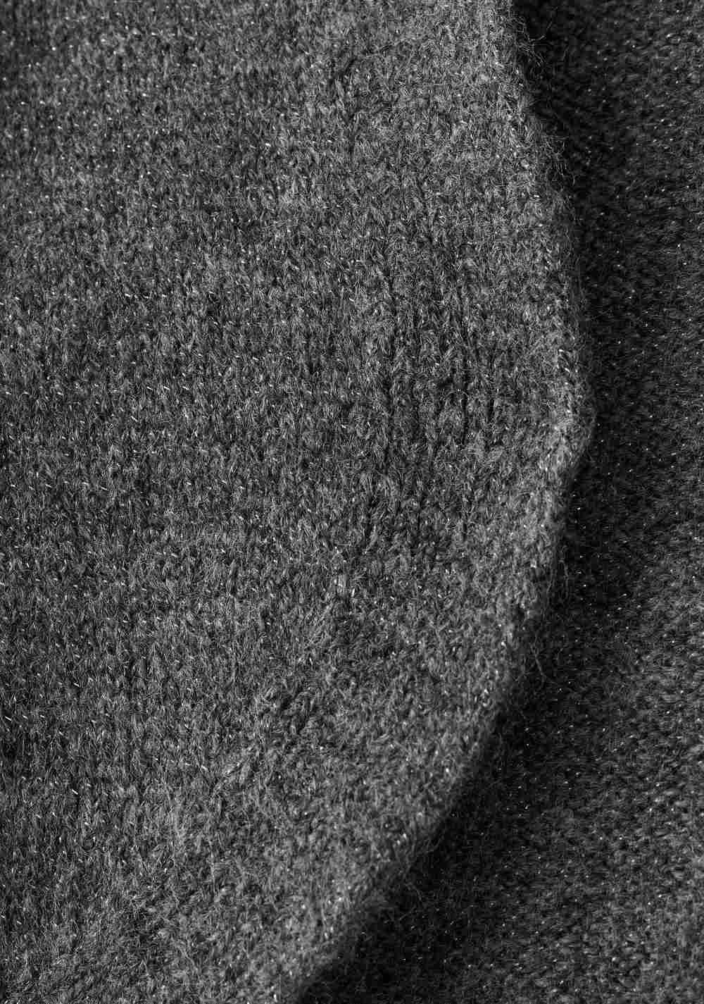 Cardigan Lúrex Crop Mango 5