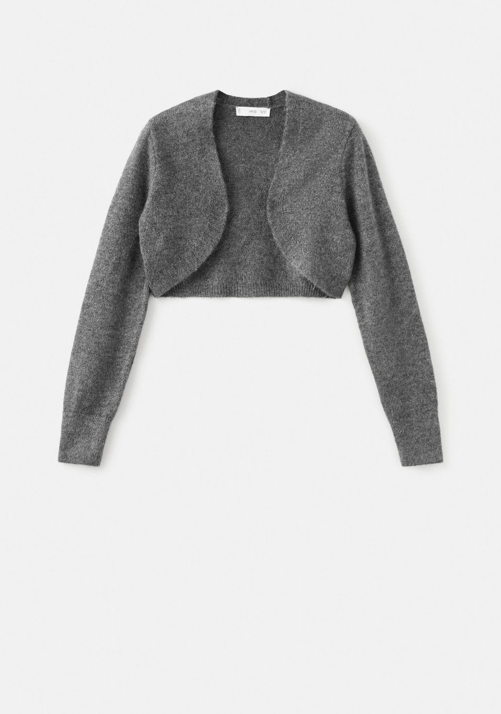 Cardigan Lúrex Crop Mango 2