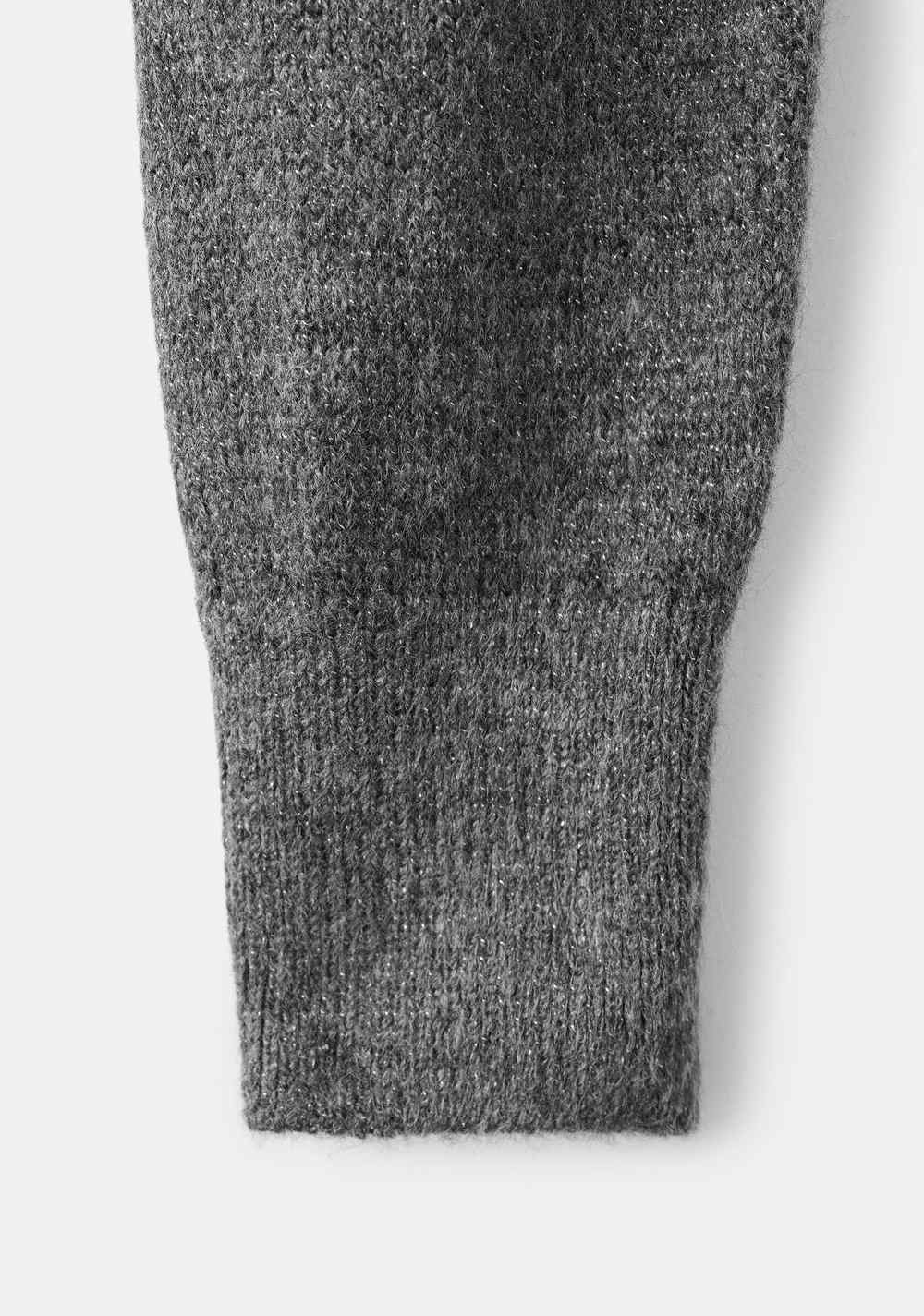 Cardigan Lúrex Crop Mango 4