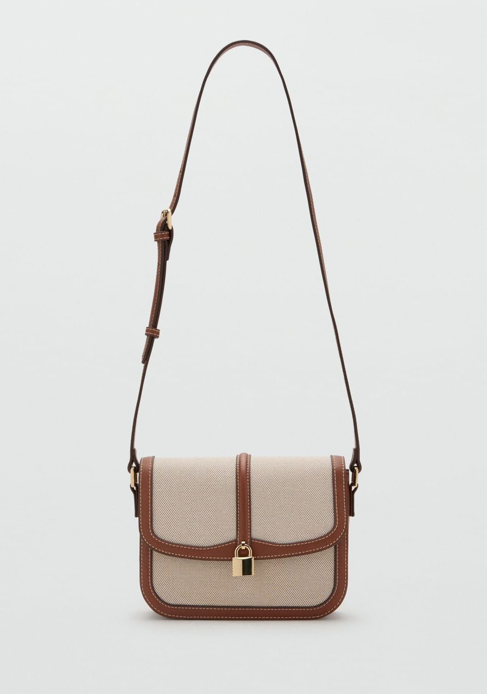 Cartera Bandolera Canvas Contraste Mango