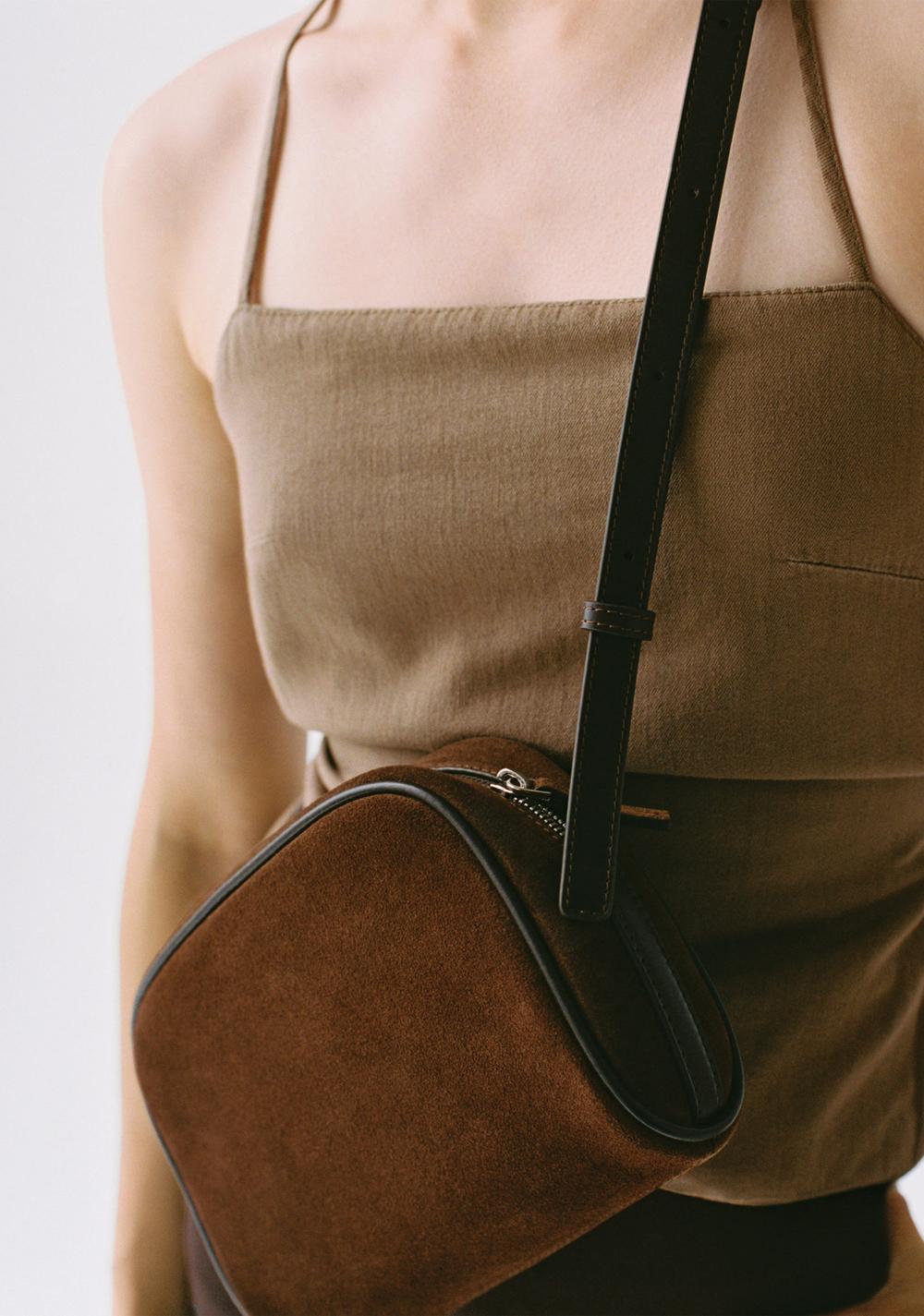 Cartera Bandolera Piel Serraje Mango 5