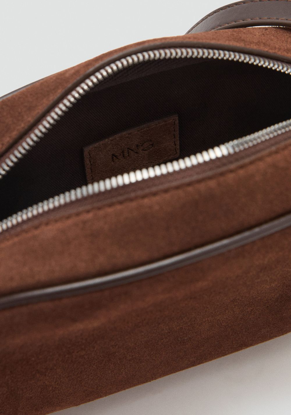 Cartera Bandolera Piel Serraje Mango 4