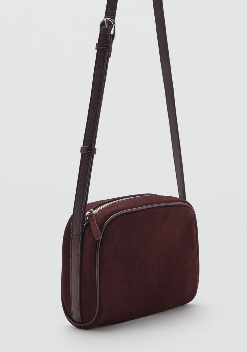 Cartera Bandolera Piel Serraje Mango 2