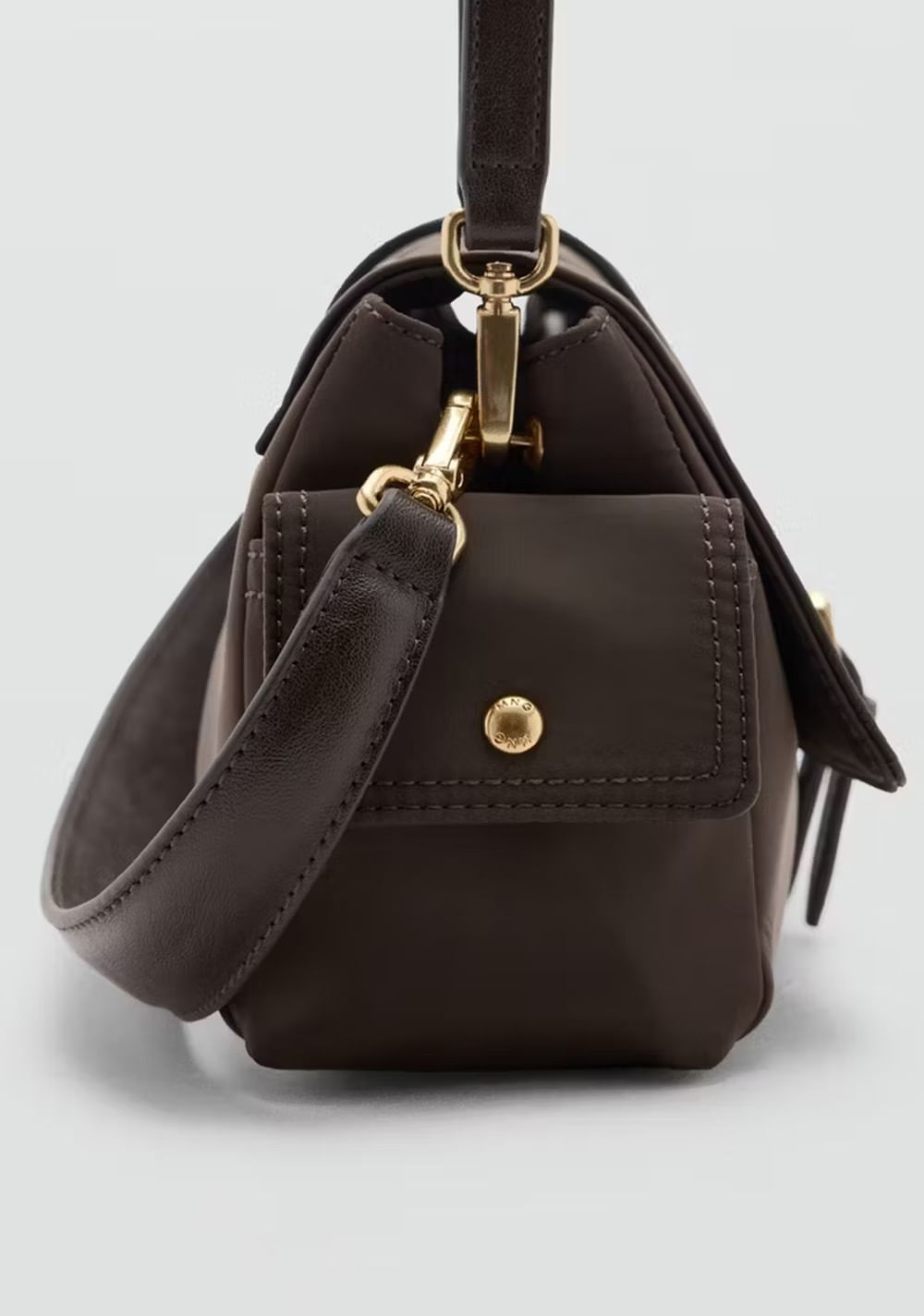 Cartera de Hombro Bolsillos Hebilla Mango 3