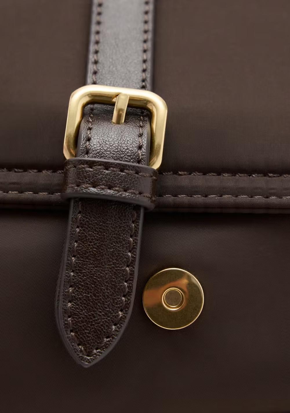 Cartera de Hombro Bolsillos Hebilla Mango 4