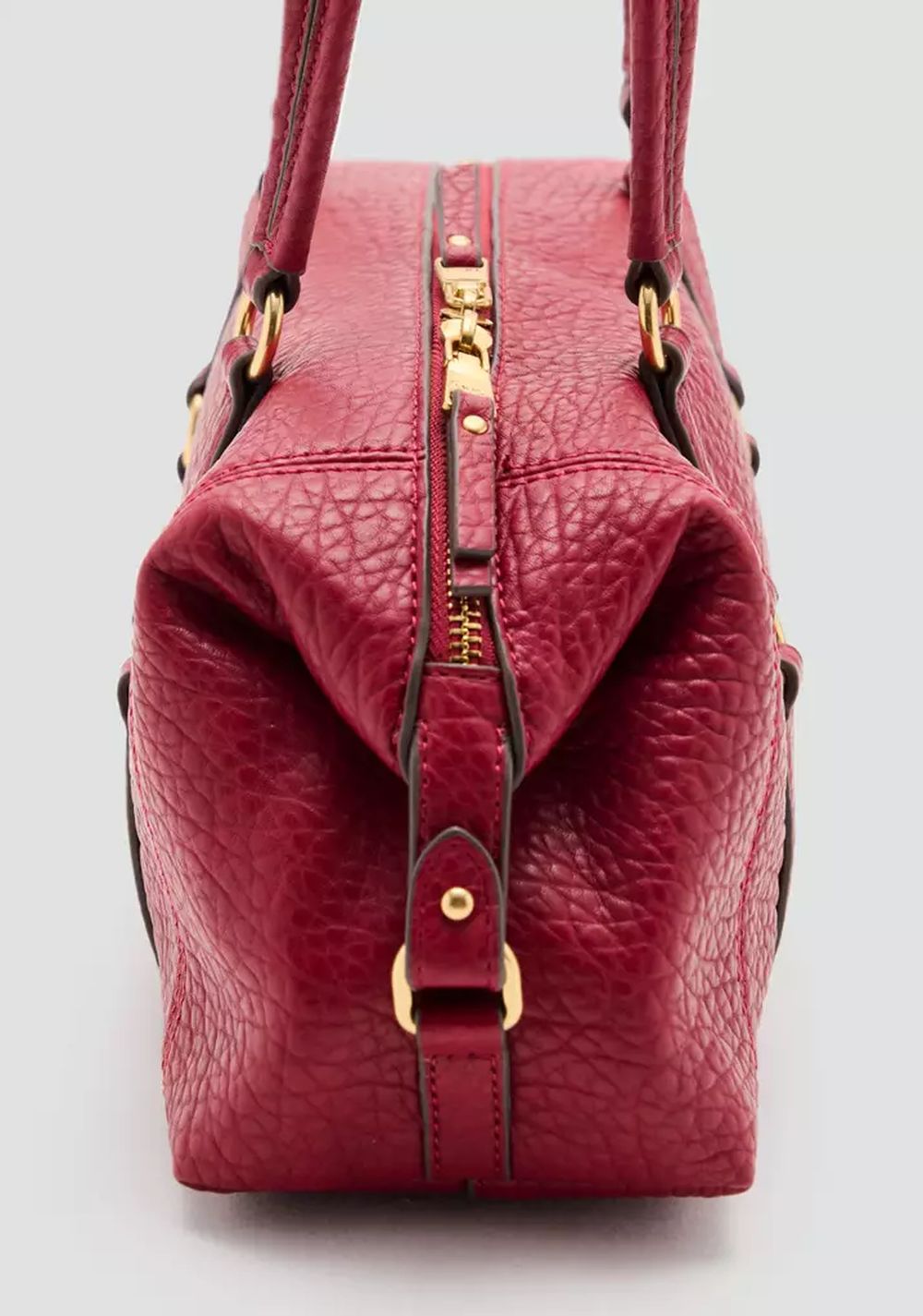 Cartera de Hombro Efecto Piel Mango 4
