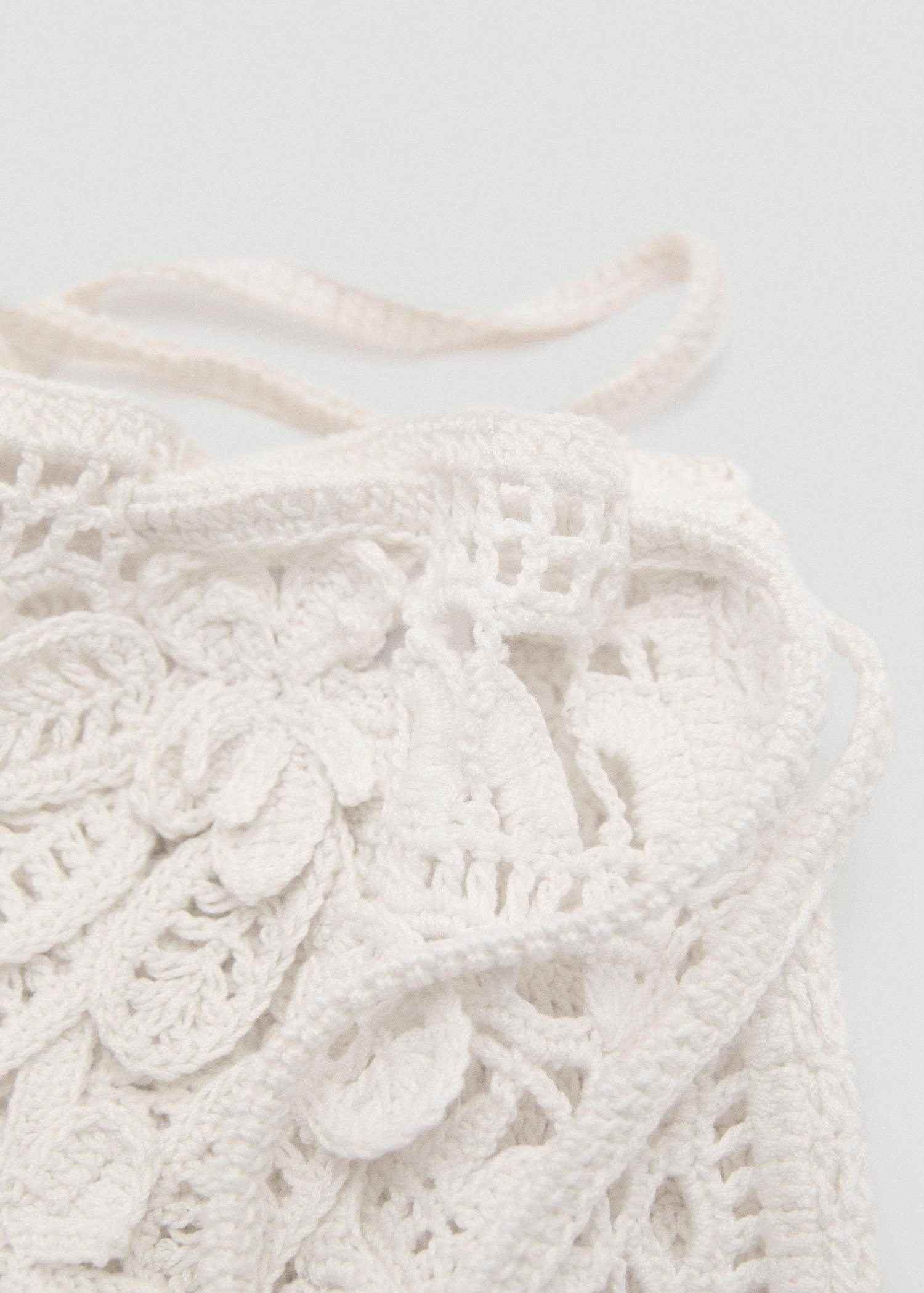 Cartera Mano Crochet Mango 5