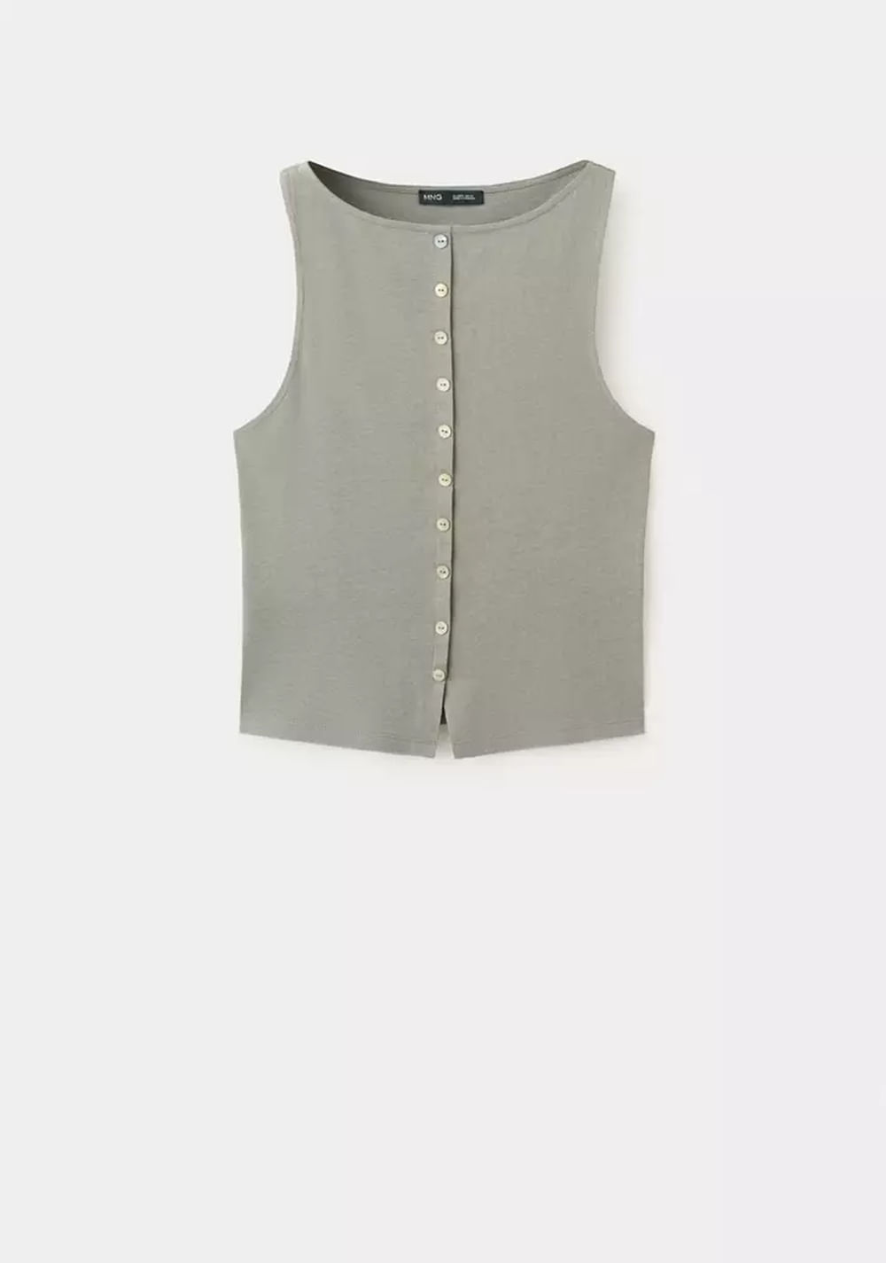 Chaleco Algodón Botones Mango 8