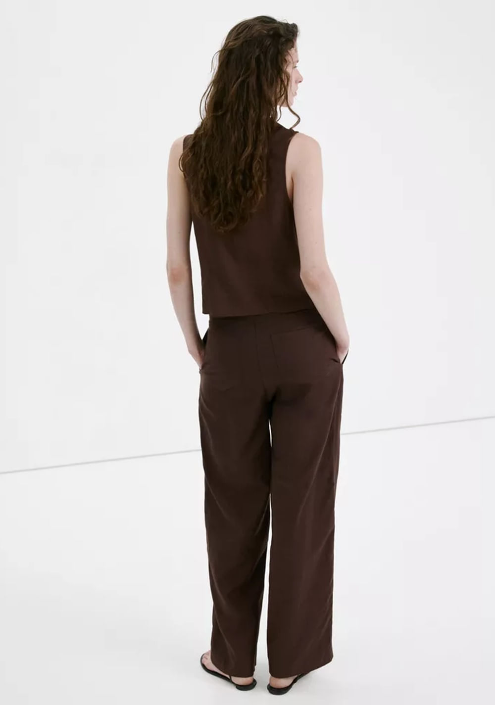 Chaleco Solapa Lazos Mango 3