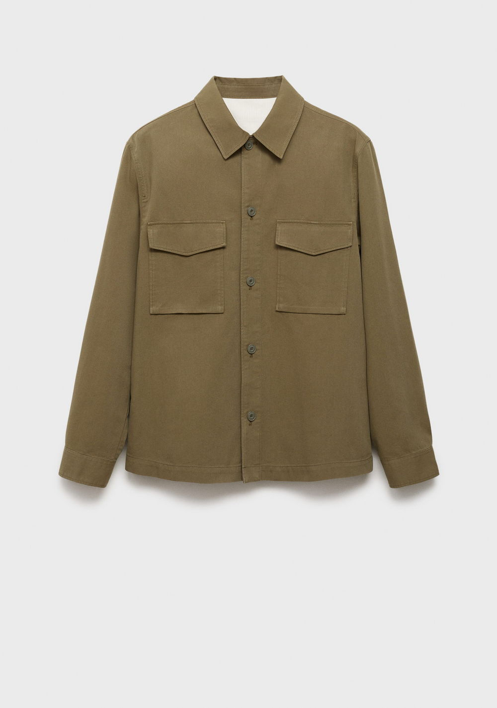 Chaqueta de Algodón Lyocell con Bolsillos Mango 2