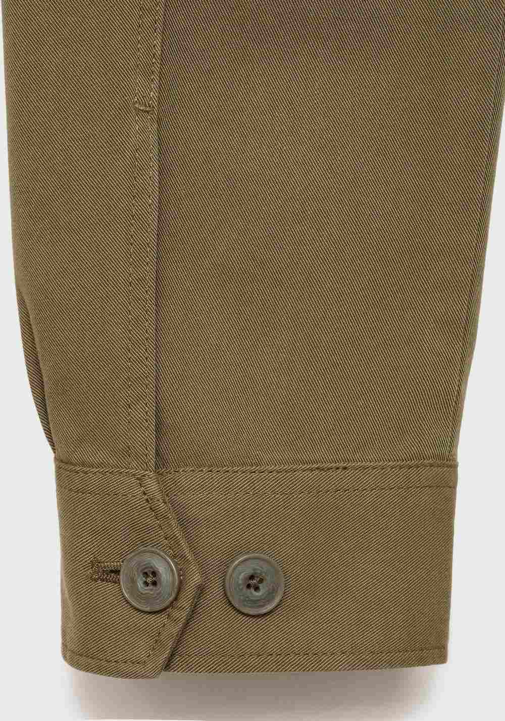 Chaqueta de Algodón Lyocell con Bolsillos Mango 4