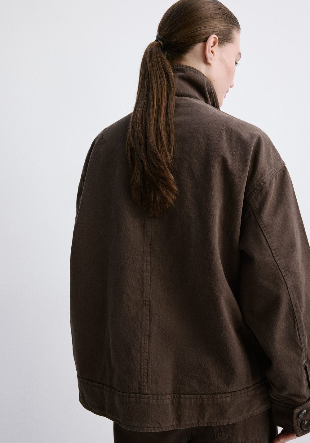 Chaqueta de Jeans Oversize Bolsillos Mango 3