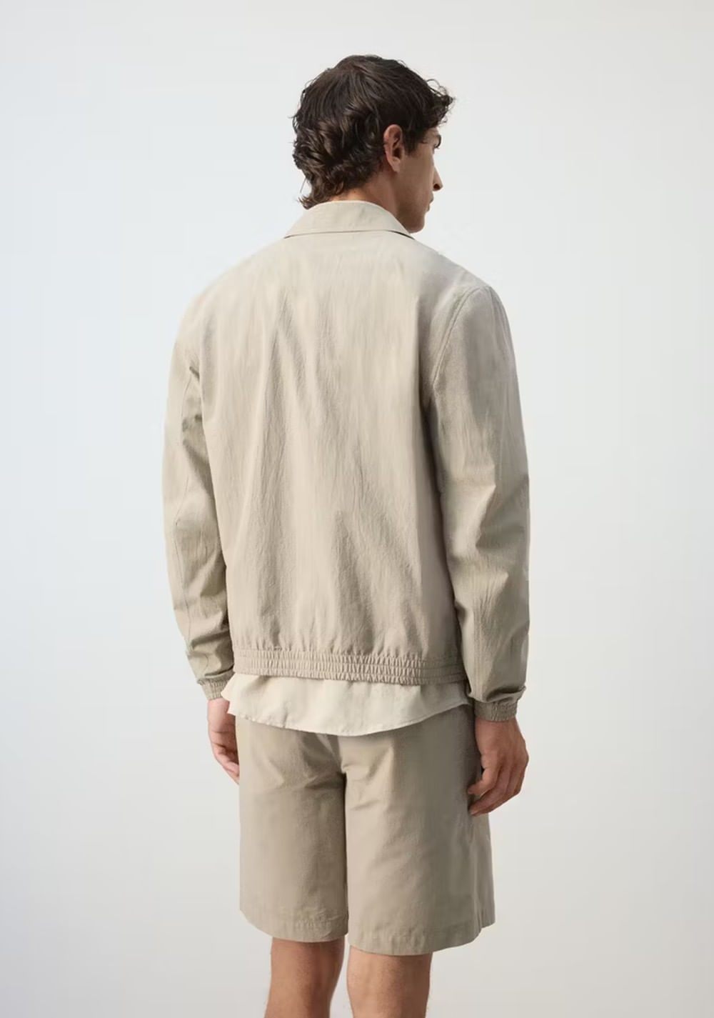 Chaqueta Micro Cuadros 100% Algodón Mango 3