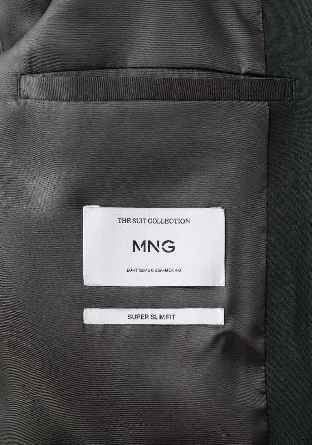 Chaqueta Traje París Super Slim Fit Mango 4