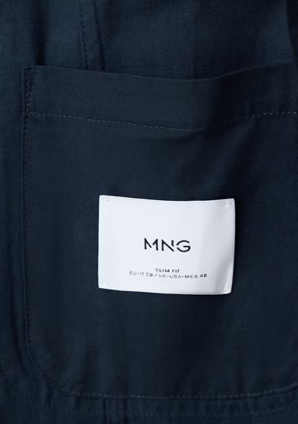 Chaqueta Traje Slim Fit Lino Lyocell Mango 8