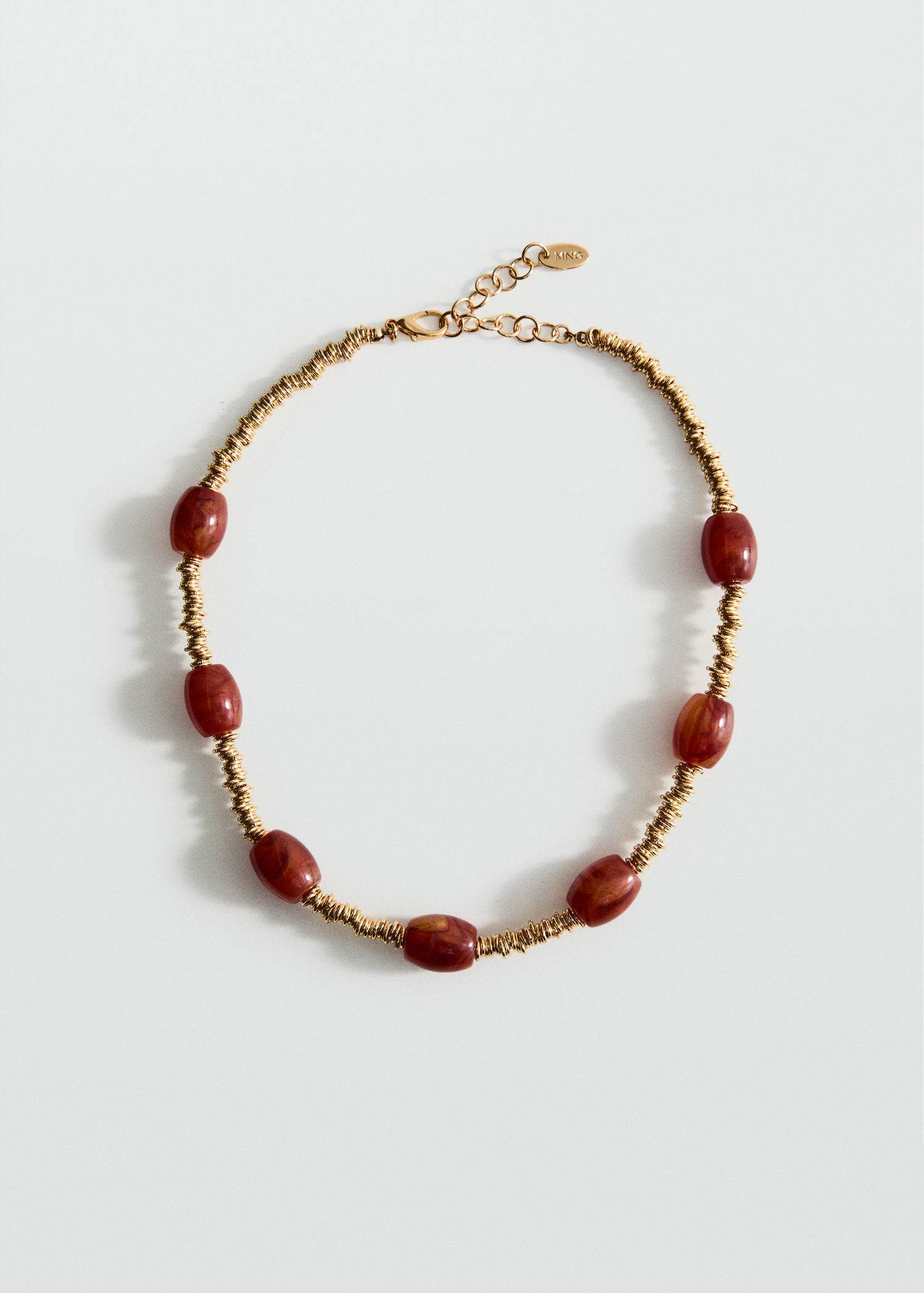 Collar Cadena Abalorios Mango