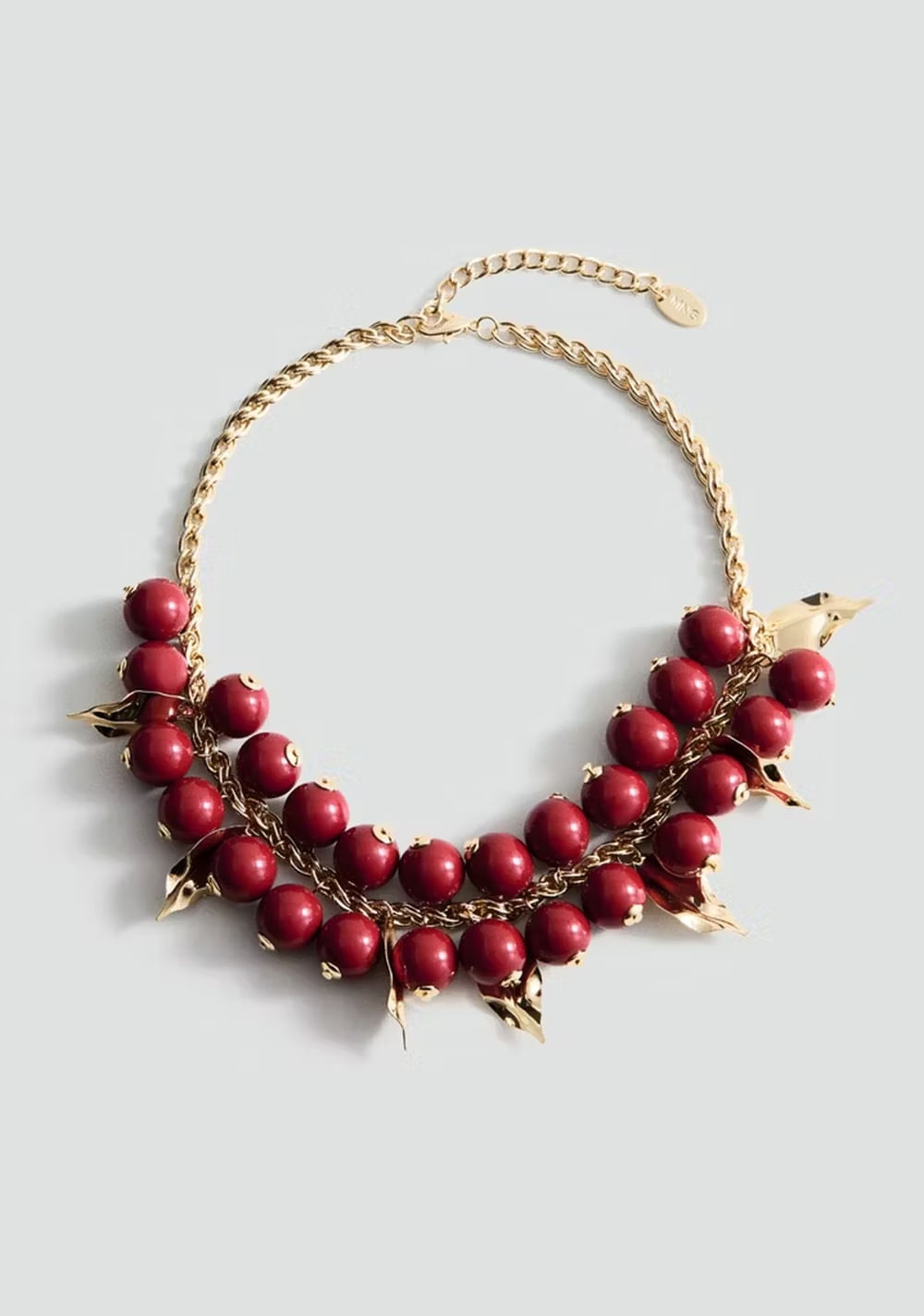 Collar Cadena Abalorios Mango