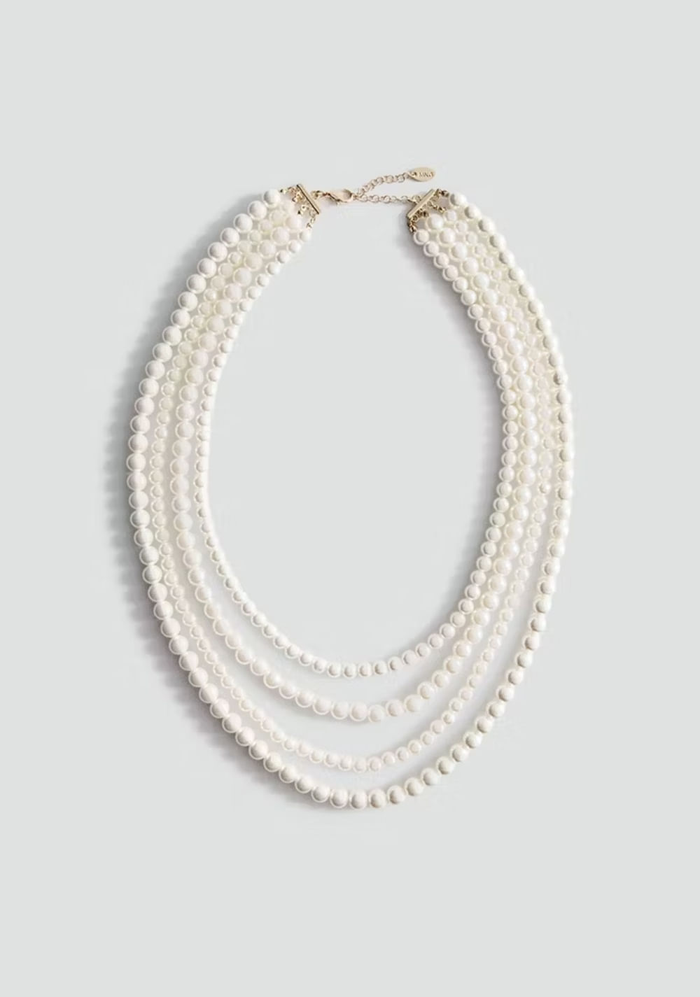 Collar Combinado Perlas Mango