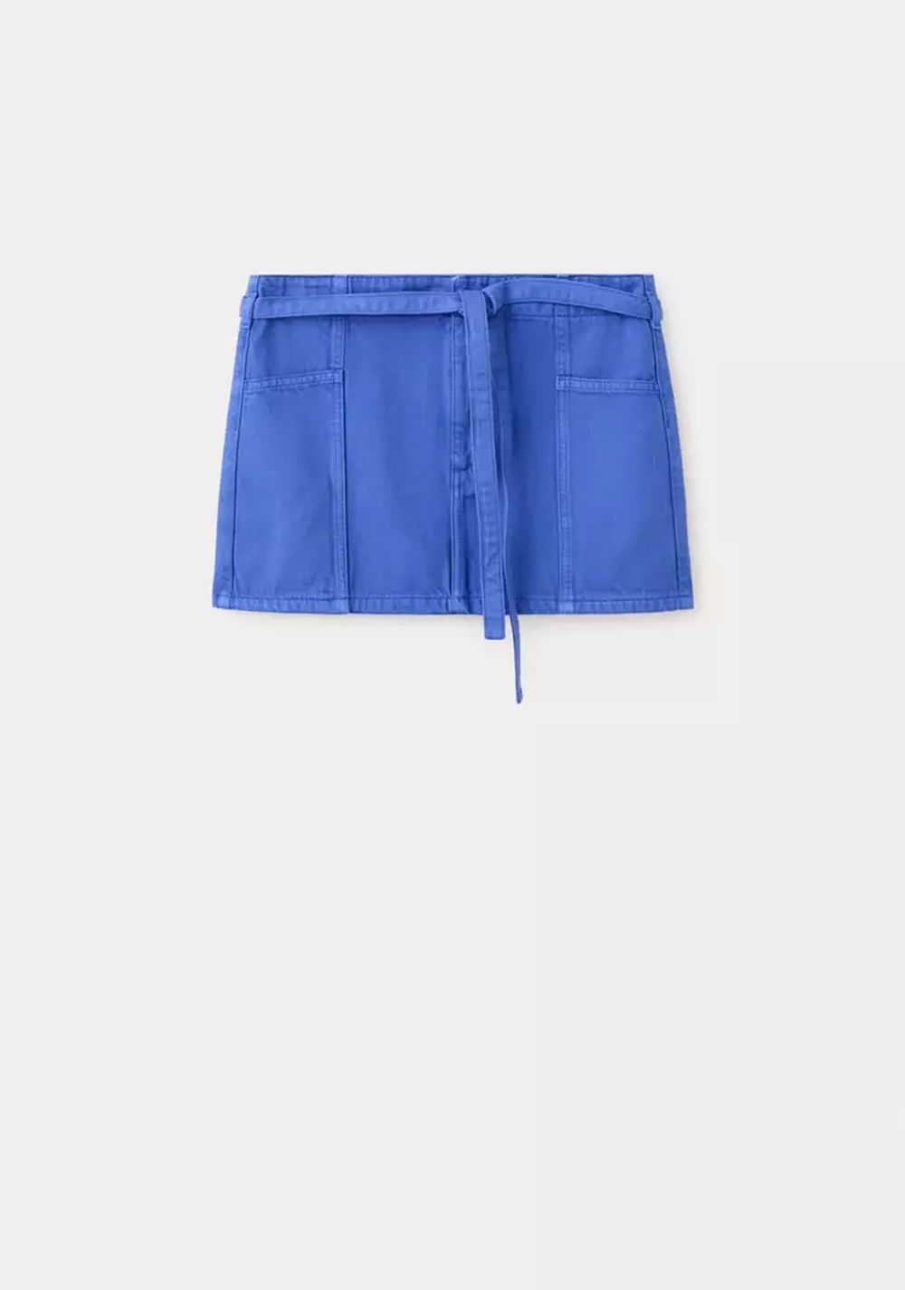 Falda Denim Cinturón Mango 7