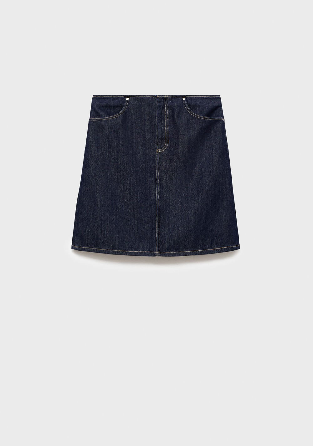 Falda Midi Denim Mango 7
