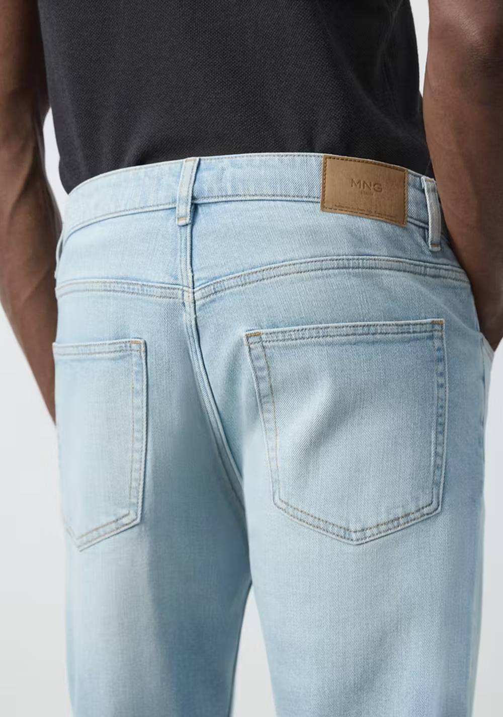 Jeans Ben Cropped Tapered Fit Mango 4