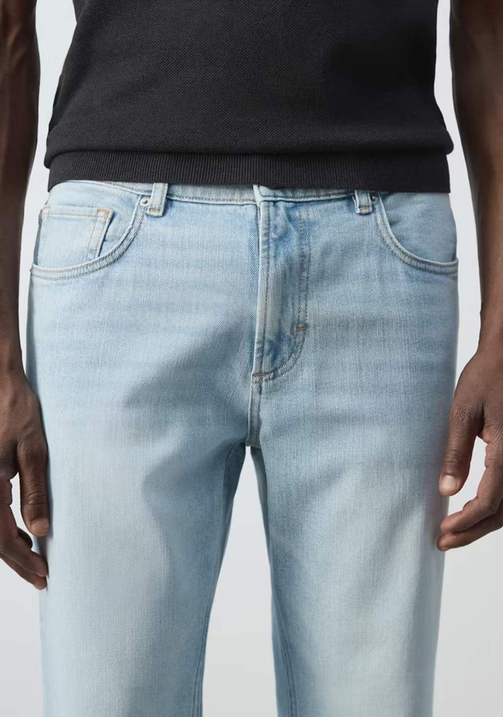 Jeans Ben Cropped Tapered Fit Mango 5