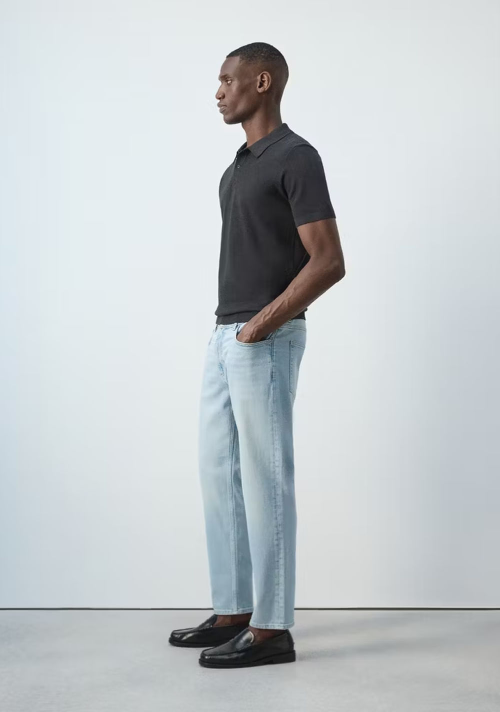 Jeans Ben Cropped Tapered Fit Mango 6