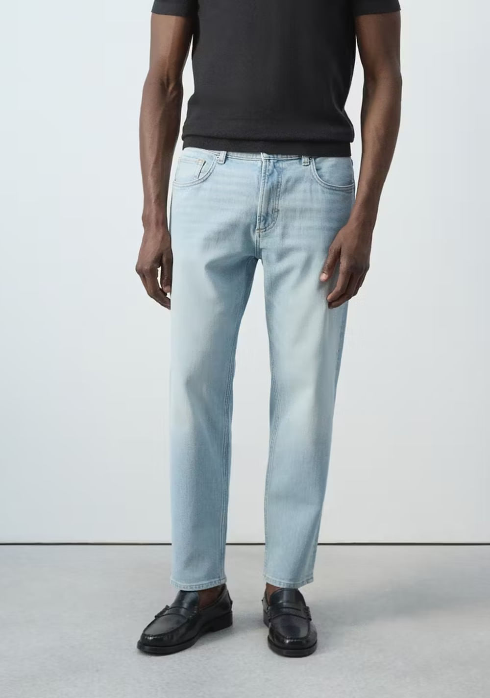 Jeans Ben Cropped Tapered Fit Mango Imagen Principal