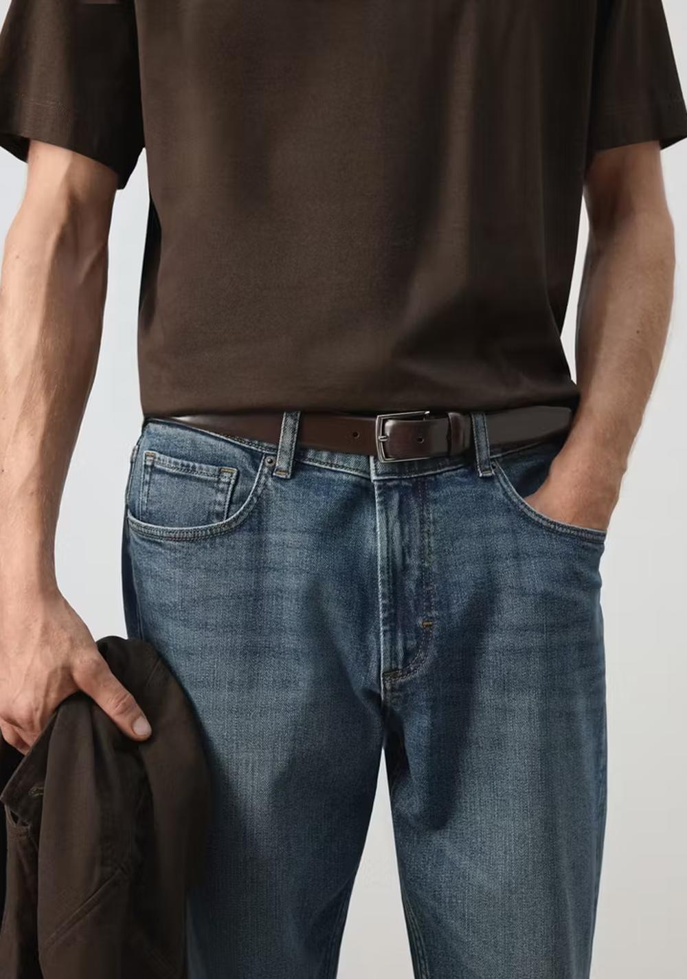 Jeans Ben Cropped Tapered Fit Mango 4