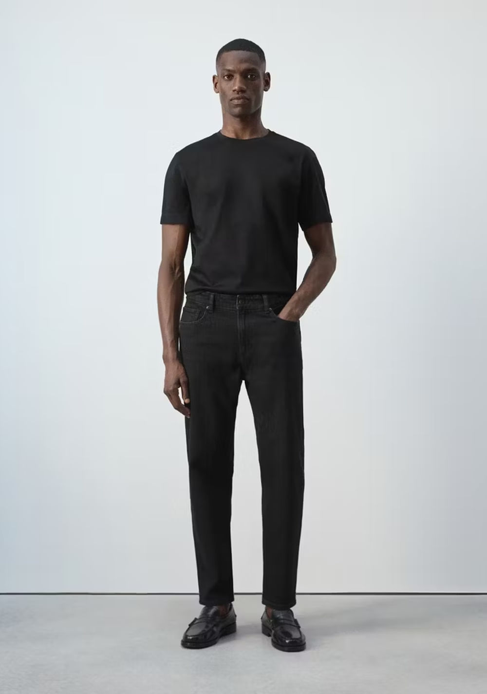 Jeans Ben Cropped Tapered Fit Mango 2
