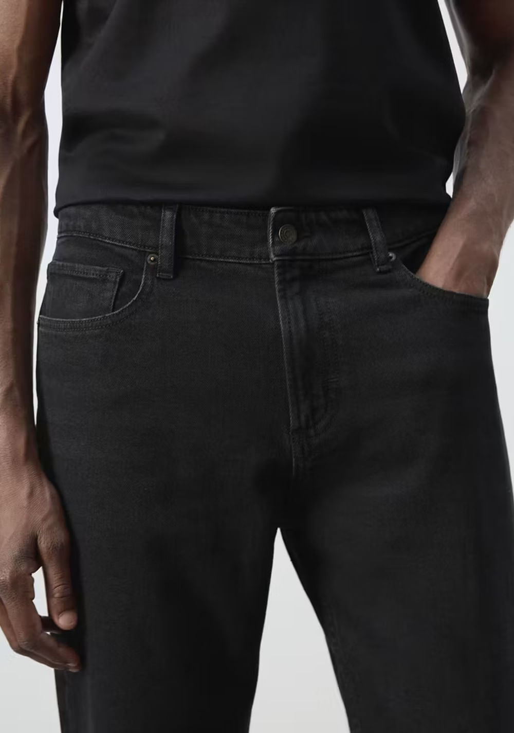 Jeans Ben Cropped Tapered Fit Mango 5