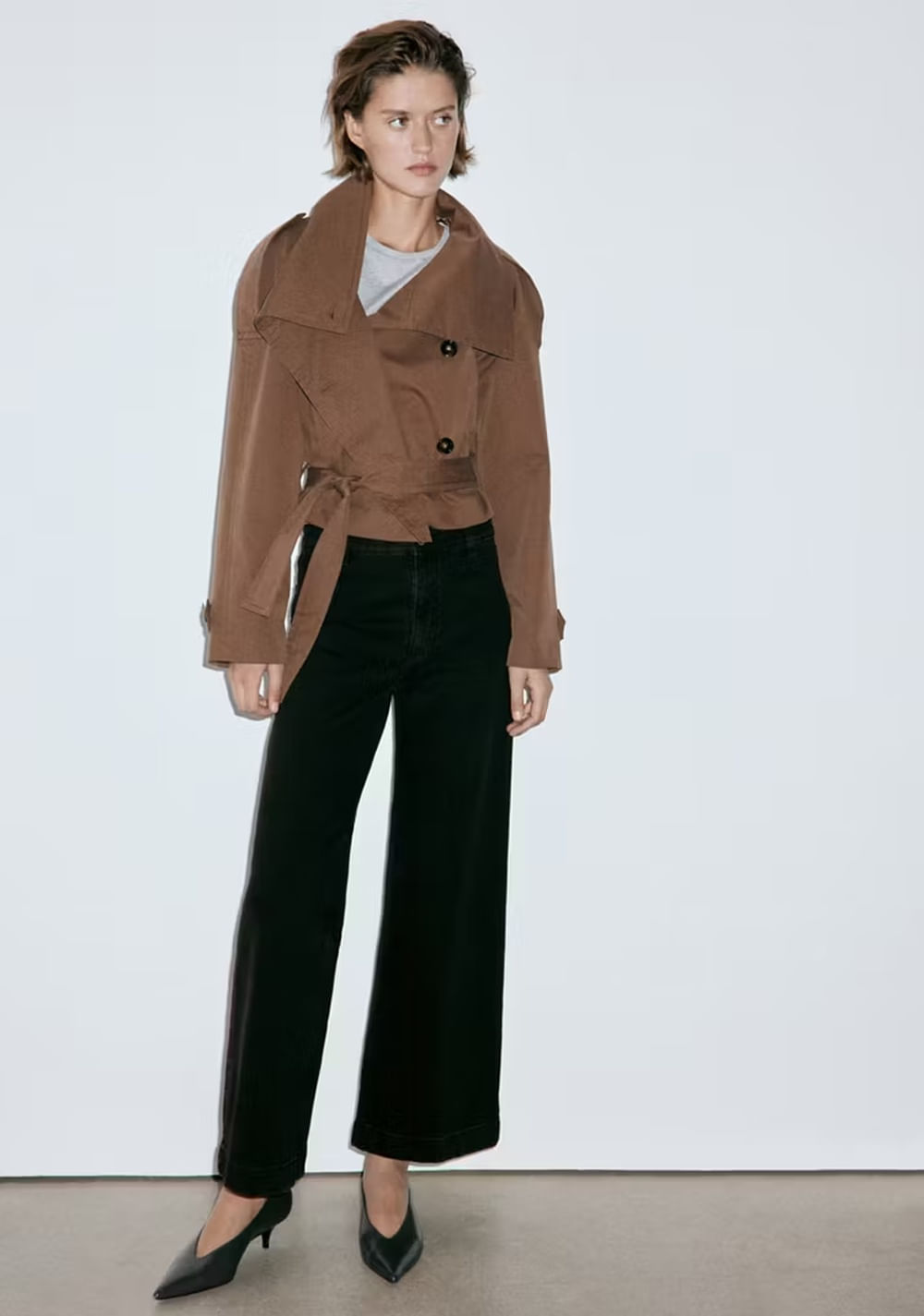 Jeans Catherin Culotte Tiro Alto Mango 2