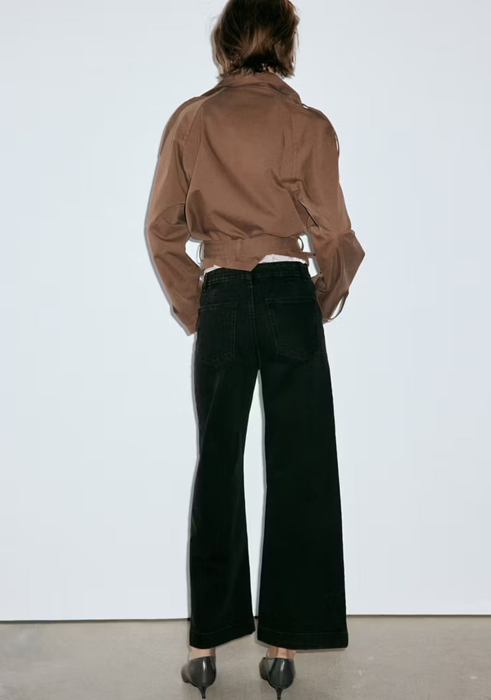 Jeans Catherin Culotte Tiro Alto Mango 3