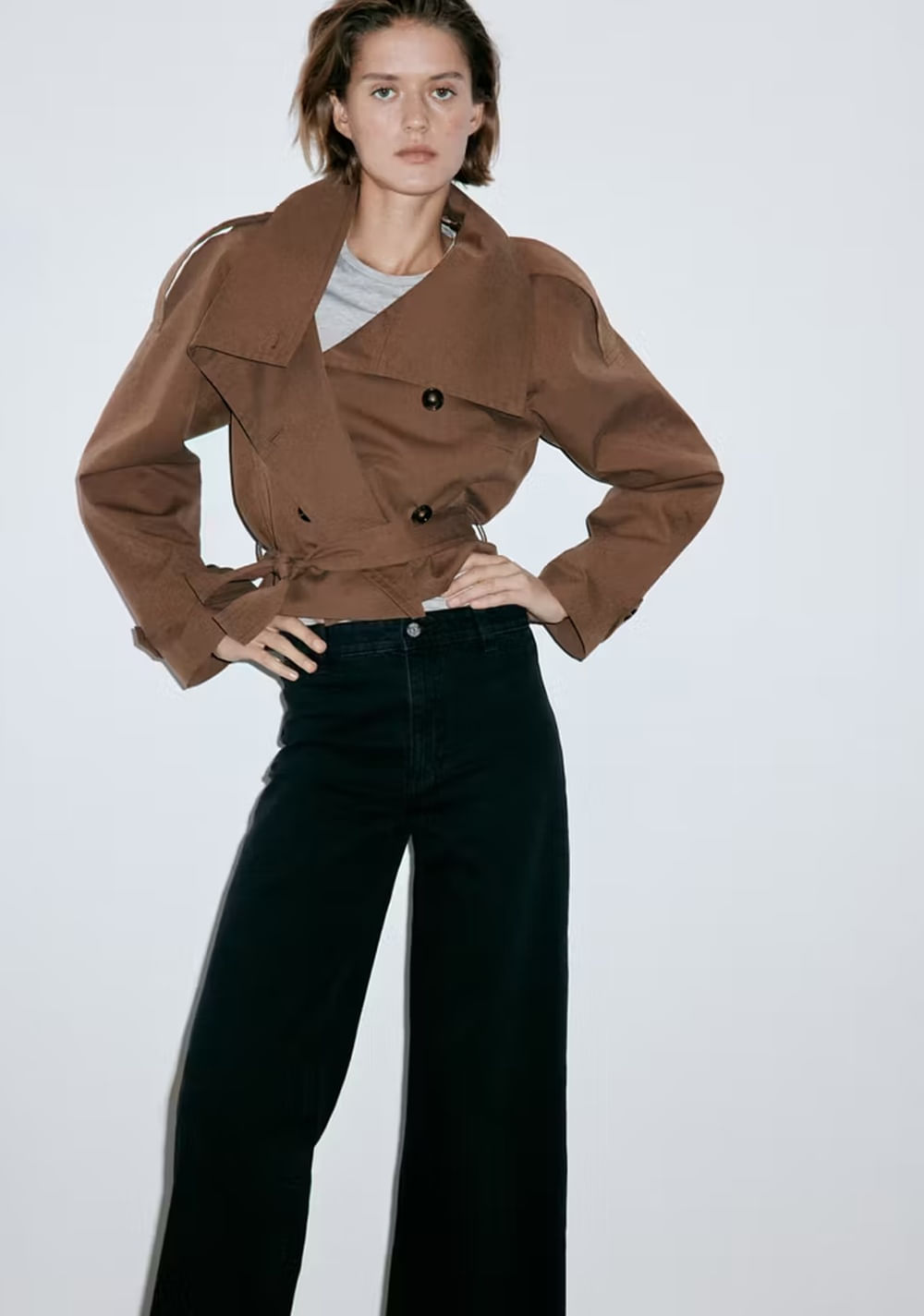 Jeans Catherin Culotte Tiro Alto Mango 4