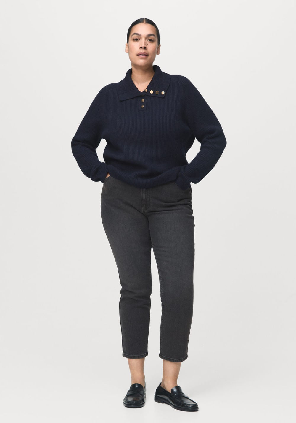 Jeans Claudia Slim Crop Mango 7